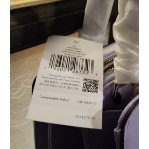 NWT Rare Lilac colored Kate Spade Hand bag  379 retail - Picture 2 of 3